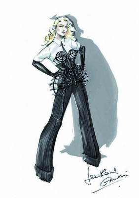 Il bozzetto di Jean Paul Gaultier per Madonna