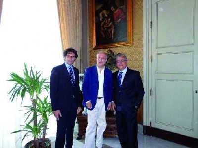 Fabio Falco, Raffaele Stancanelli e Santi Cascone