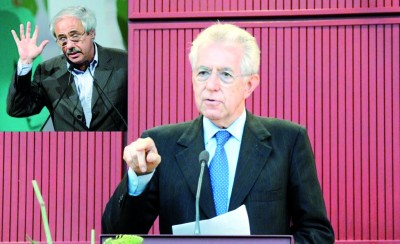 Mario Monti e Raffaele Lombardo