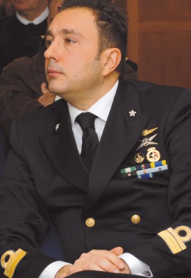 Il capitano di corvetta Roberto D'Arrigo